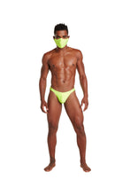 Laden Sie das Bild in den Galerie-Viewer, FACE MASK-NEON YEL- Crystal
